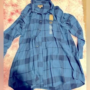 NWT MENS 3XLT flannel long sleeve